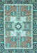 Machine Washable Abstract Light Blue Modern Rug, wshabs3291lblu