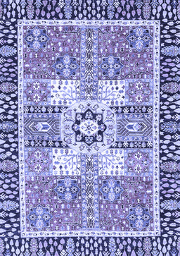 Abstract Blue Modern Rug, abs3291blu