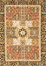 Abstract Brown Modern Rug, abs3291brn