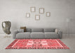 Modern Red Washable Rugs