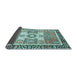 Sideview of Abstract Light Blue Modern Rug, abs3291lblu