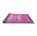 Sideview of Abstract Pink Modern Rug, abs3291pnk