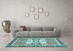 Machine Washable Abstract Light Blue Modern Rug in a Living Room, wshabs3291lblu