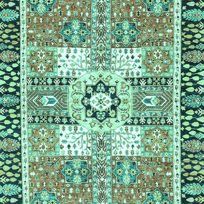 Abstract Turquoise Modern Rug, abs3291turq