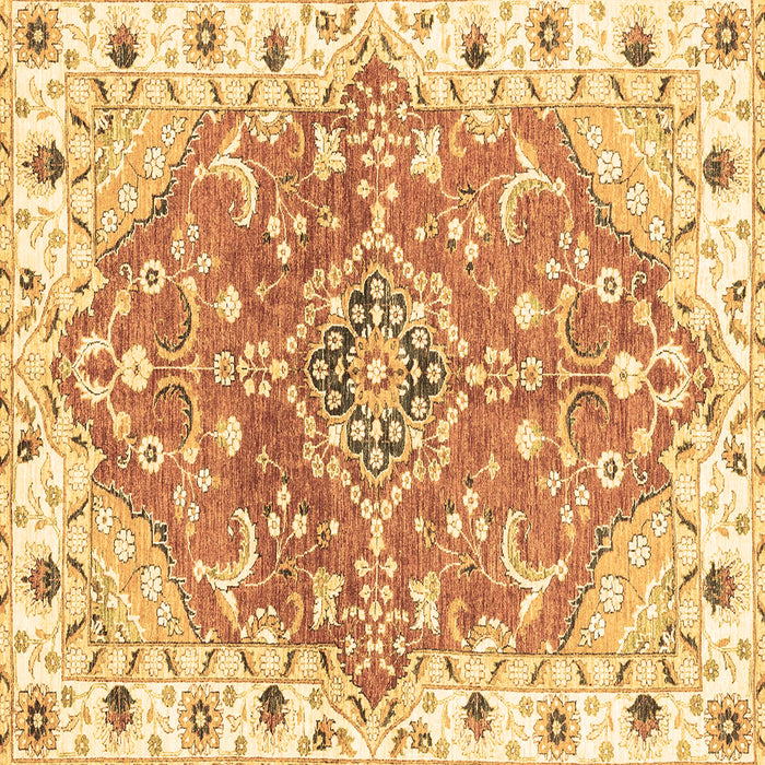 Square Machine Washable Abstract Brown Modern Rug, wshabs3292brn