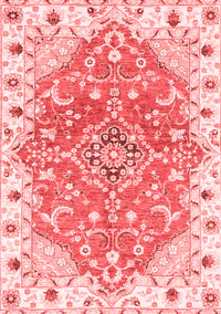 Abstract Red Modern Rug, abs3292red