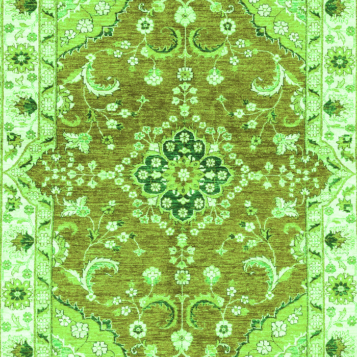 Machine Washable Abstract Green Modern Area Rugs, wshabs3292grn