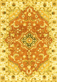 Abstract Yellow Modern Rug, abs3292yw