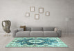 Machine Washable Abstract Light Blue Modern Rug in a Living Room, wshabs3293lblu