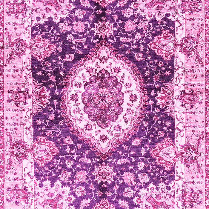 Machine Washable Abstract Pink Modern Rug, wshabs3293pnk