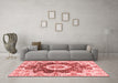 Modern Red Washable Rugs