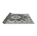 Sideview of Abstract Gray Modern Rug, abs3293gry