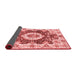 Abstract Red Modern Area Rugs