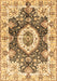 Machine Washable Abstract Brown Modern Rug, wshabs3293brn