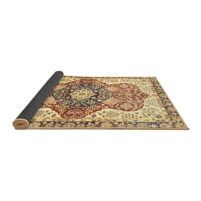 Sideview of Abstract Red Modern Rug, abs3294