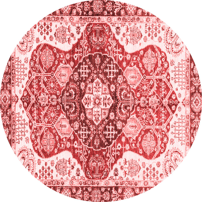 Machine Washable Abstract Red Modern Rug, wshabs3294red