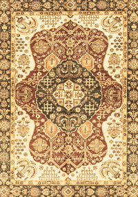 Abstract Brown Modern Rug, abs3294brn