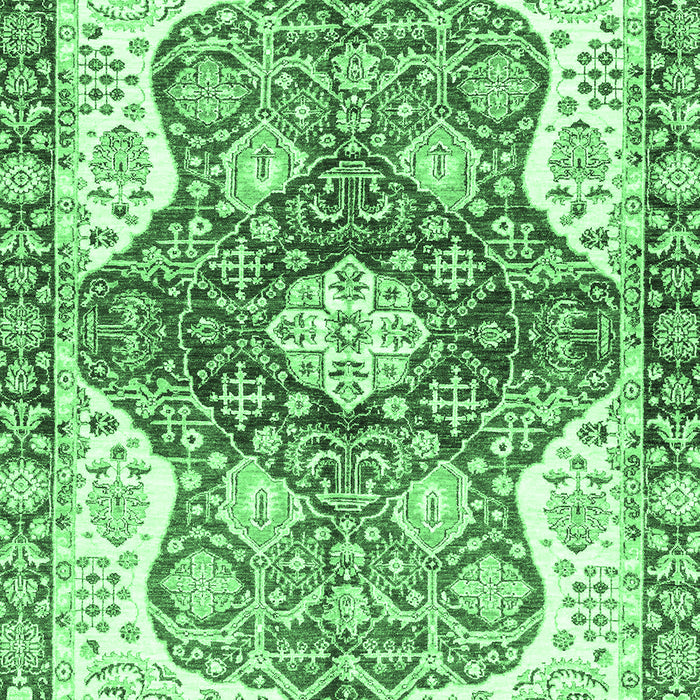 Machine Washable Abstract Emerald Green Modern Area Rugs, wshabs3294emgrn