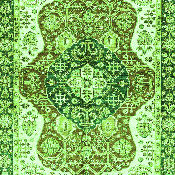 Abstract Green Modern Rug, abs3294grn