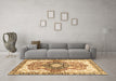 Machine Washable Abstract Brown Modern Rug in a Living Room,, wshabs3294brn