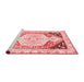 Modern Red Washable Rugs