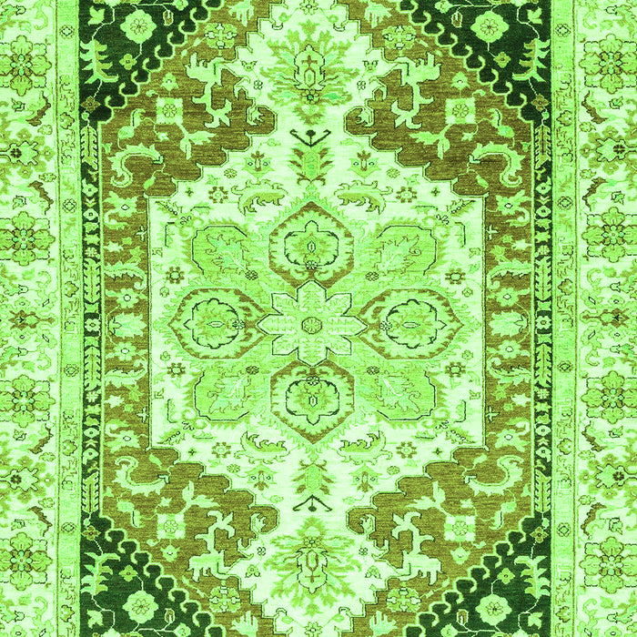Abstract Green Modern Rug, abs3295grn
