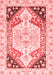 Abstract Red Modern Area Rugs