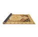 Sideview of Abstract Brown Modern Rug, abs3295brn