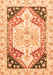 Machine Washable Abstract Orange Modern Area Rugs, wshabs3295org