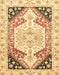 Abstract Chocolate Brown Modern Rug, abs3295