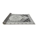 Sideview of Abstract Gray Modern Rug, abs3295gry