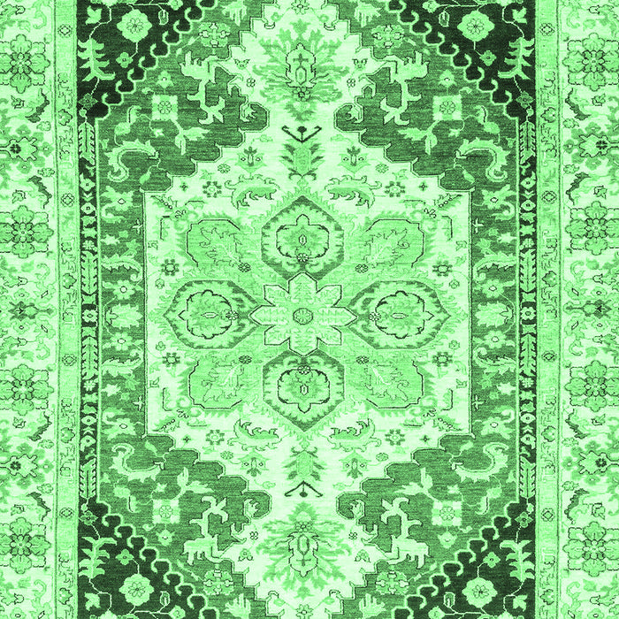 Machine Washable Abstract Emerald Green Modern Area Rugs, wshabs3295emgrn