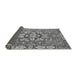 Sideview of Geometric Gray Traditional Rug, abs3296gry