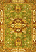 Geometric Yellow Traditional Rug, abs3296yw