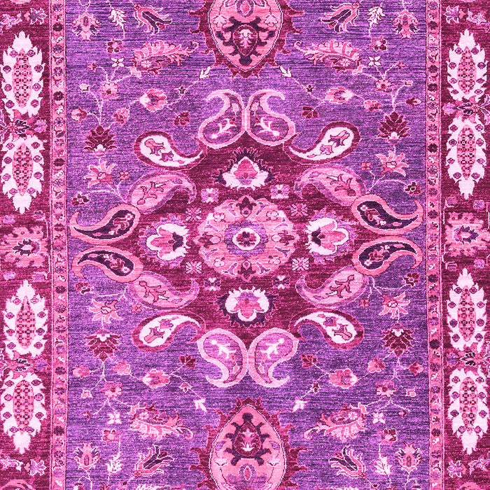 Machine Washable Geometric Pink Traditional Rug, wshabs3296pnk