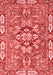 Geometric Red Traditional Area Rugs