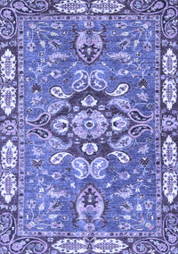 Geometric Blue Traditional Rug, abs3296blu