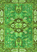 Geometric Green Traditional Rug, abs3296grn