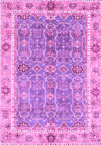 Oriental Purple Traditional Rug, abs3297pur