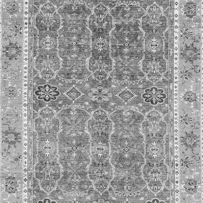 Machine Washable Oriental Gray Traditional Rug, wshabs3297gry