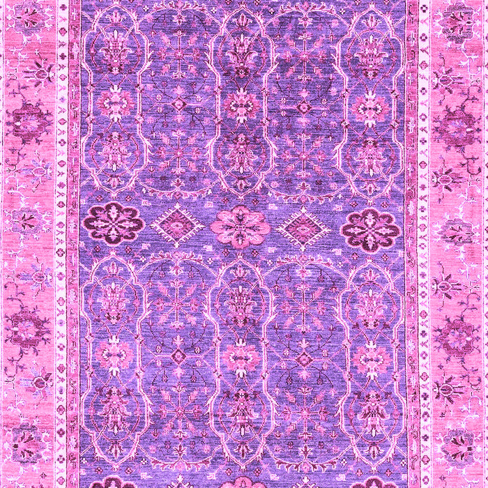 Machine Washable Oriental Purple Traditional Area Rugs, wshabs3297pur