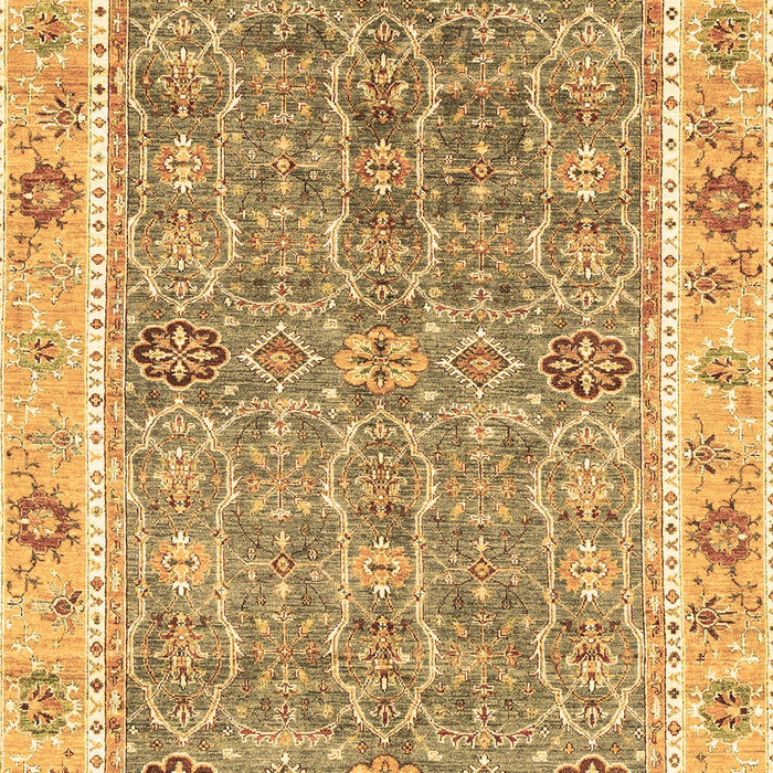 Machine Washable Oriental Brown Traditional Rug, wshabs3297brn