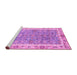 Sideview of Machine Washable Oriental Purple Traditional Area Rugs, wshabs3297pur