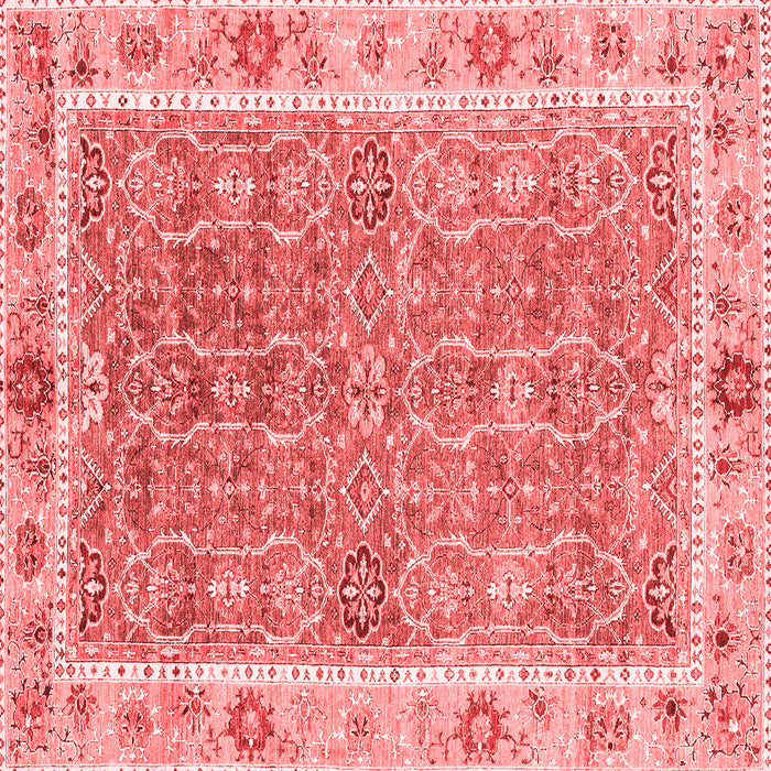 Machine Washable Oriental Red Traditional Rug, wshabs3297red