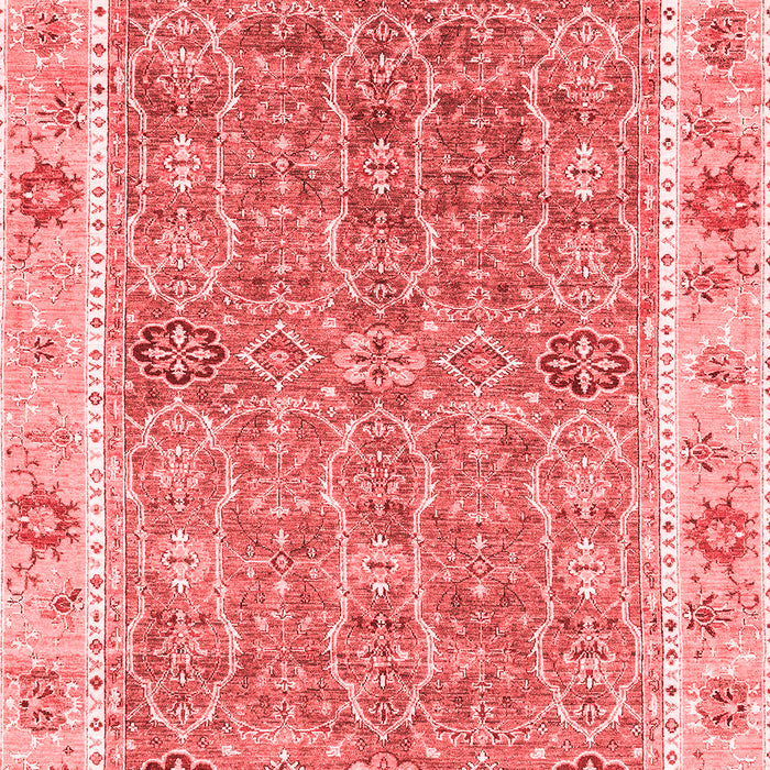 Machine Washable Oriental Red Traditional Rug, wshabs3297red