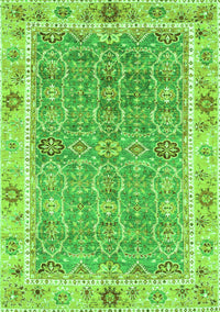 Oriental Green Traditional Rug, abs3297grn