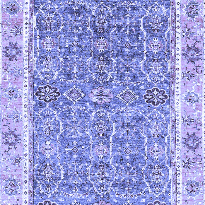 Machine Washable Oriental Blue Traditional Rug, wshabs3297blu