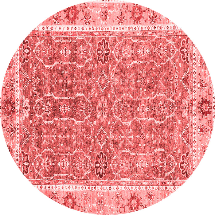 Machine Washable Oriental Red Traditional Rug, wshabs3297red