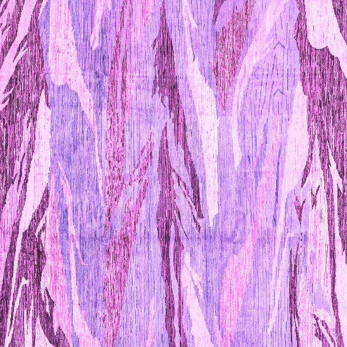 Square Abstract Purple Modern Rug, abs3298pur