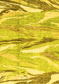 Abstract Yellow Modern Rug, abs3298yw